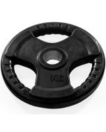 Dione Olympic halterschijf 25 kg Rubber Tri-Grip