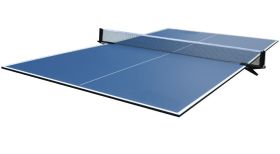 Tafeltennis bladen MDF 274x152 cm met netpost